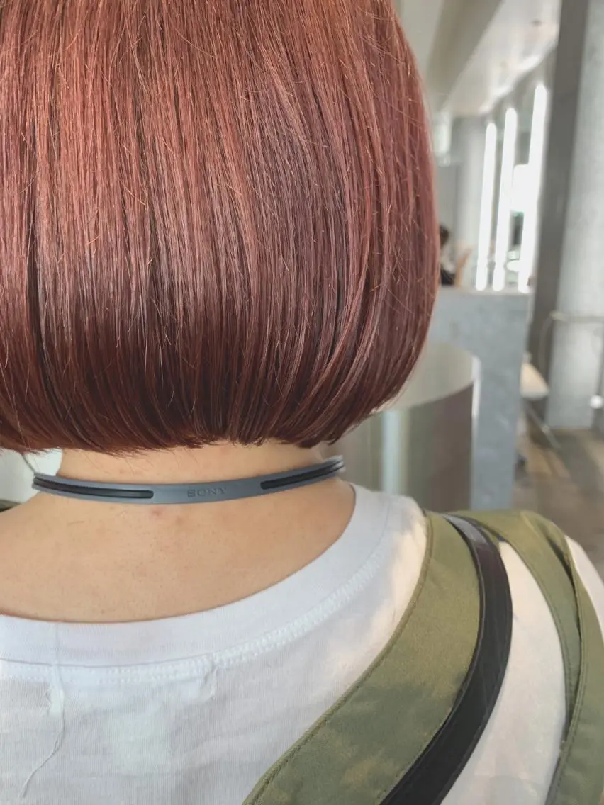 ショート ボブ 似合わせカット カット ヘアカラー トリートメント 山下 千明のヘアスタイル