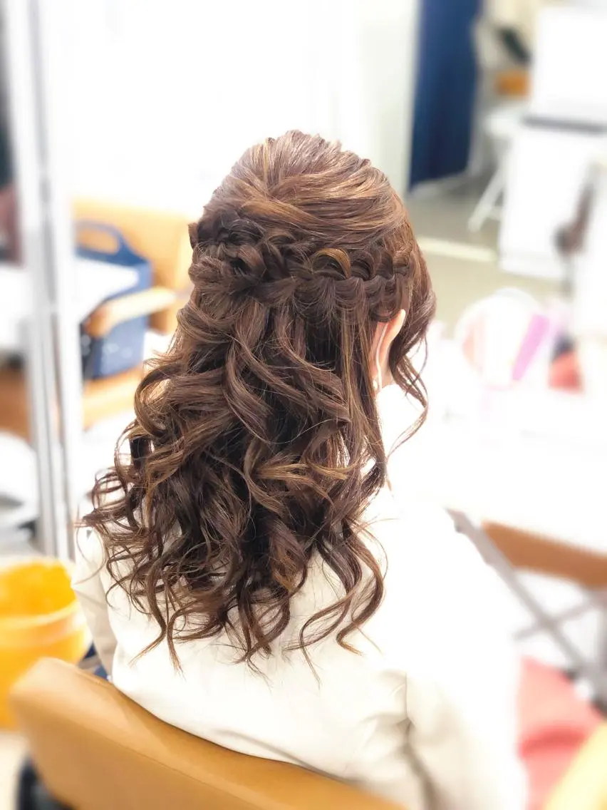 セミロング ヘアセット専門店 佐藤のヘアスタイル