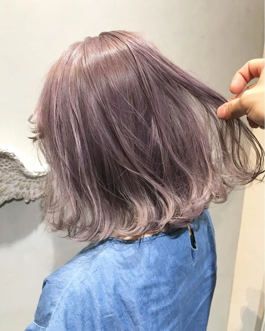 セミロング ヘアカラー Hardy ショータのヘアスタイル