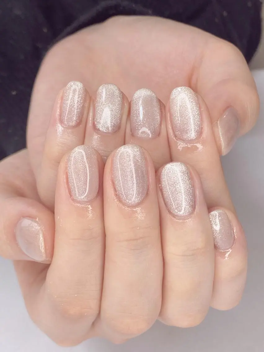 ネイル アニマル柄 アートネイル オーロラネイル 桜ネイル クリアネイル Nail Salon ertiのネイルデザイン