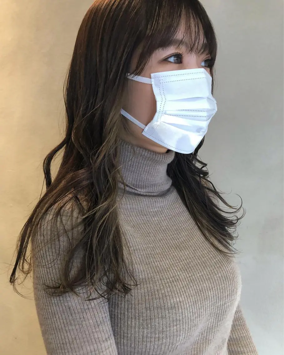 ロング カラー インナーカラー yajima Moemiのヘアスタイル