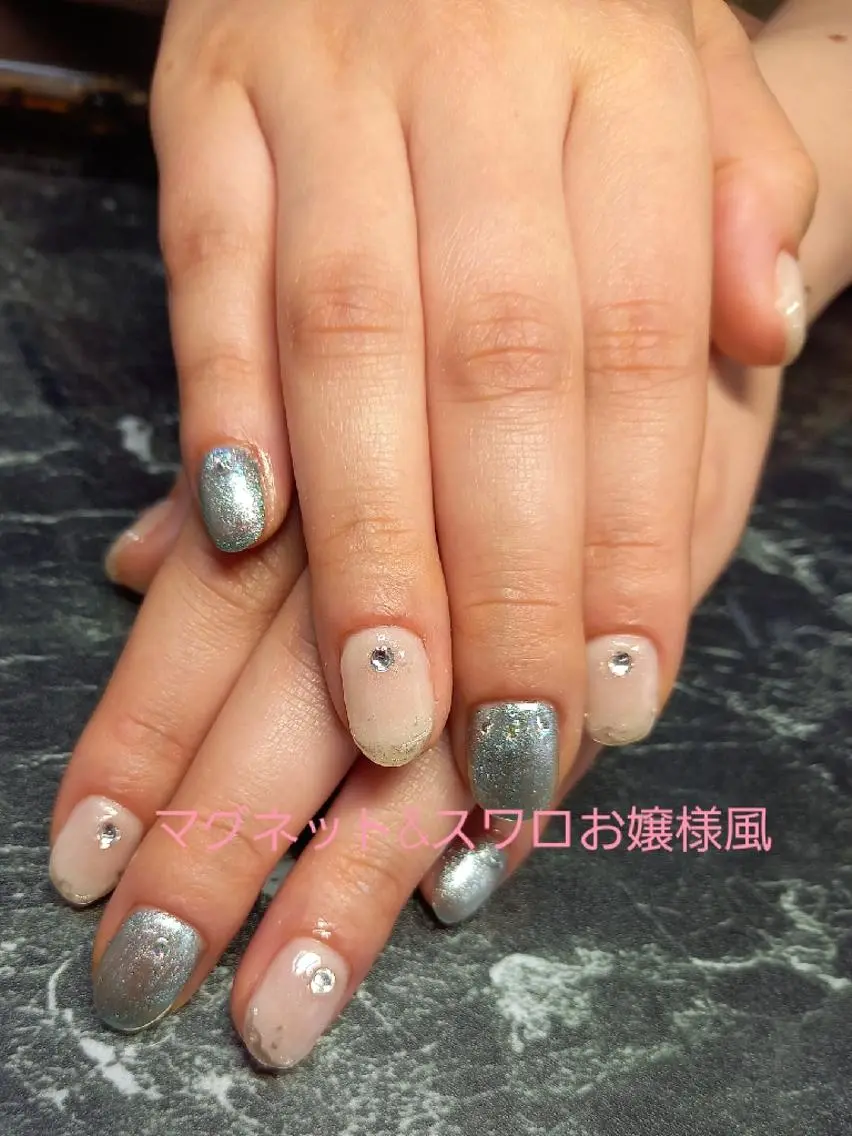 ネイル マグネットネイル salon de  Princessのネイルデザイン