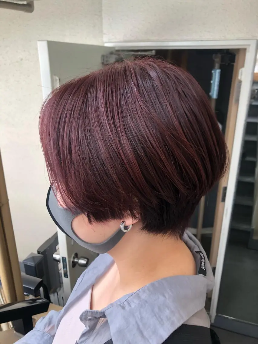 ショート カラー ピンクカラー 🌸髪質改善特化🌸 店長 ゆうやのヘアスタイル