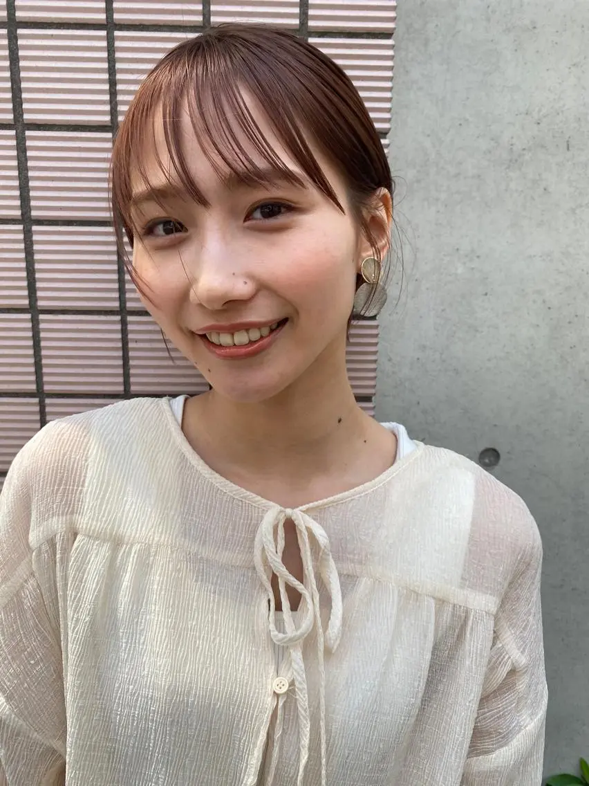 ショート カラー ショートボブ ブリーチ 透明感カラー ダブルカラー イヤリングカラー alu/心斎橋大阪 ボブ/ブリーチなしのヘアスタイル
