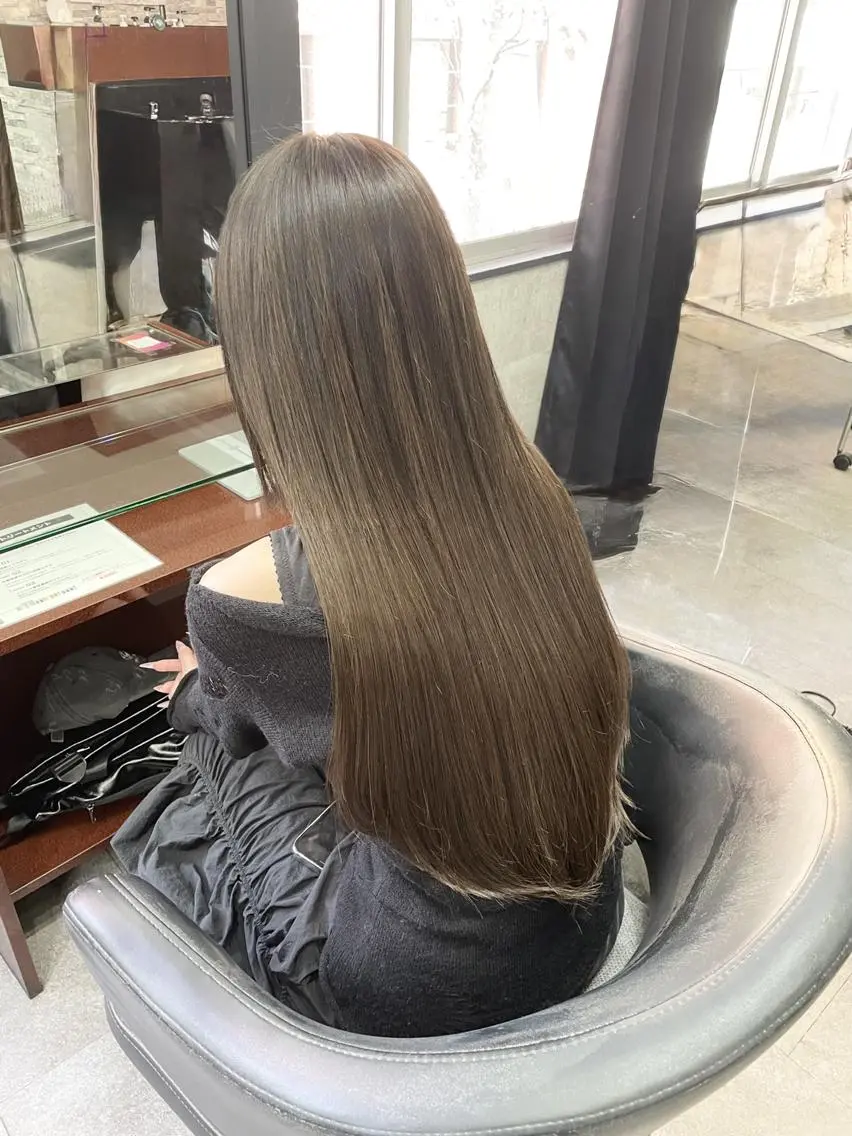 ロング ヘアカラー エクステ 💎馴染むエクステ× TOMO💎のヘアスタイル