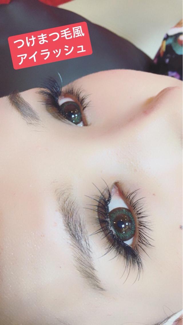 マツエク・マツパ 大山 莉奈のヘアスタイル
