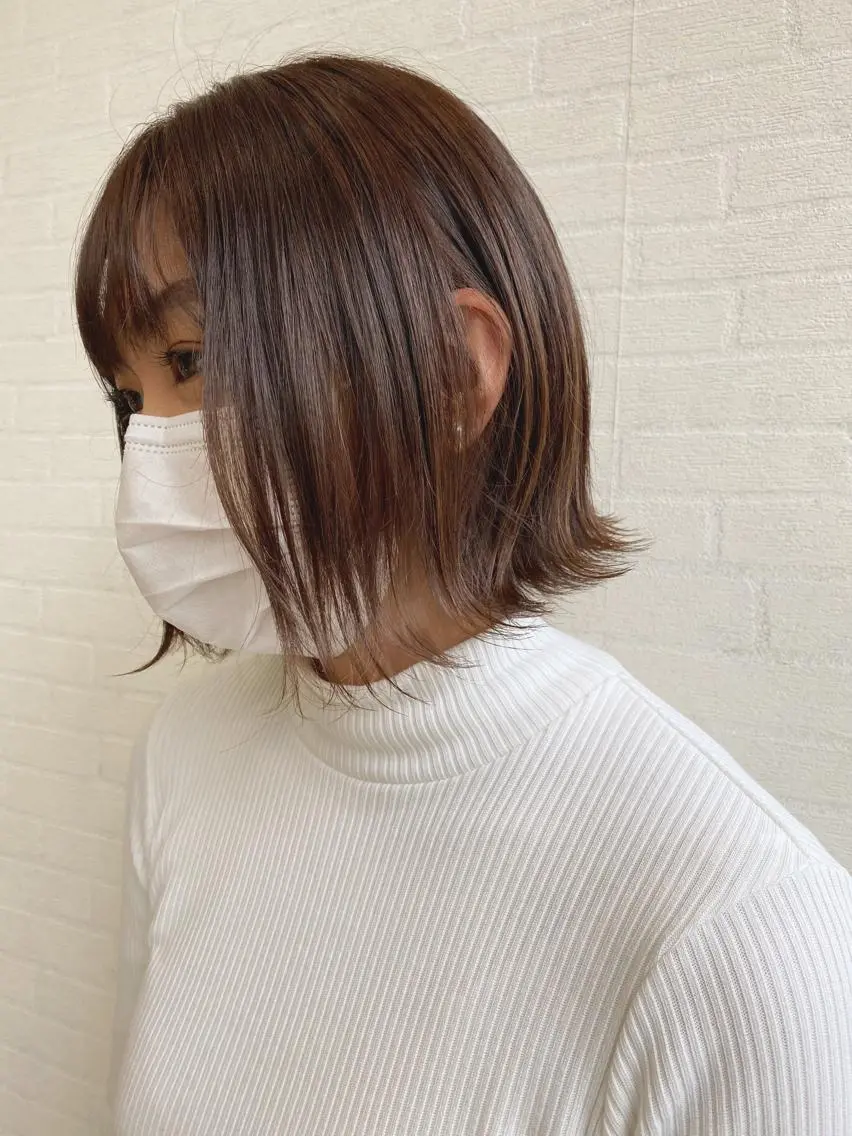 ショート カラー 切りっぱなしボブ ショートボブ ハンサムショート ボブ ショートヘア カット ヘアカラー トリートメント 初めてのショート お任せください✂️のヘアスタイル