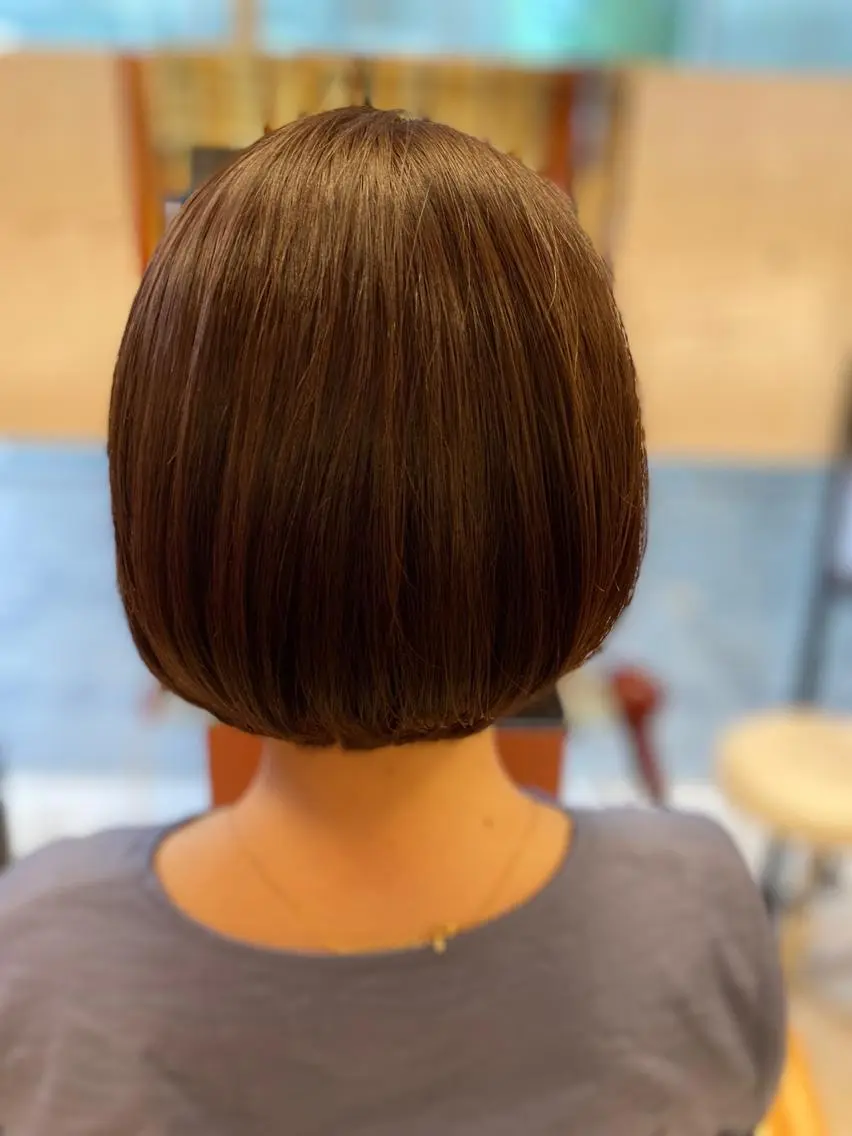 ショート カット ヘアカラー へんみ みかのヘアスタイル