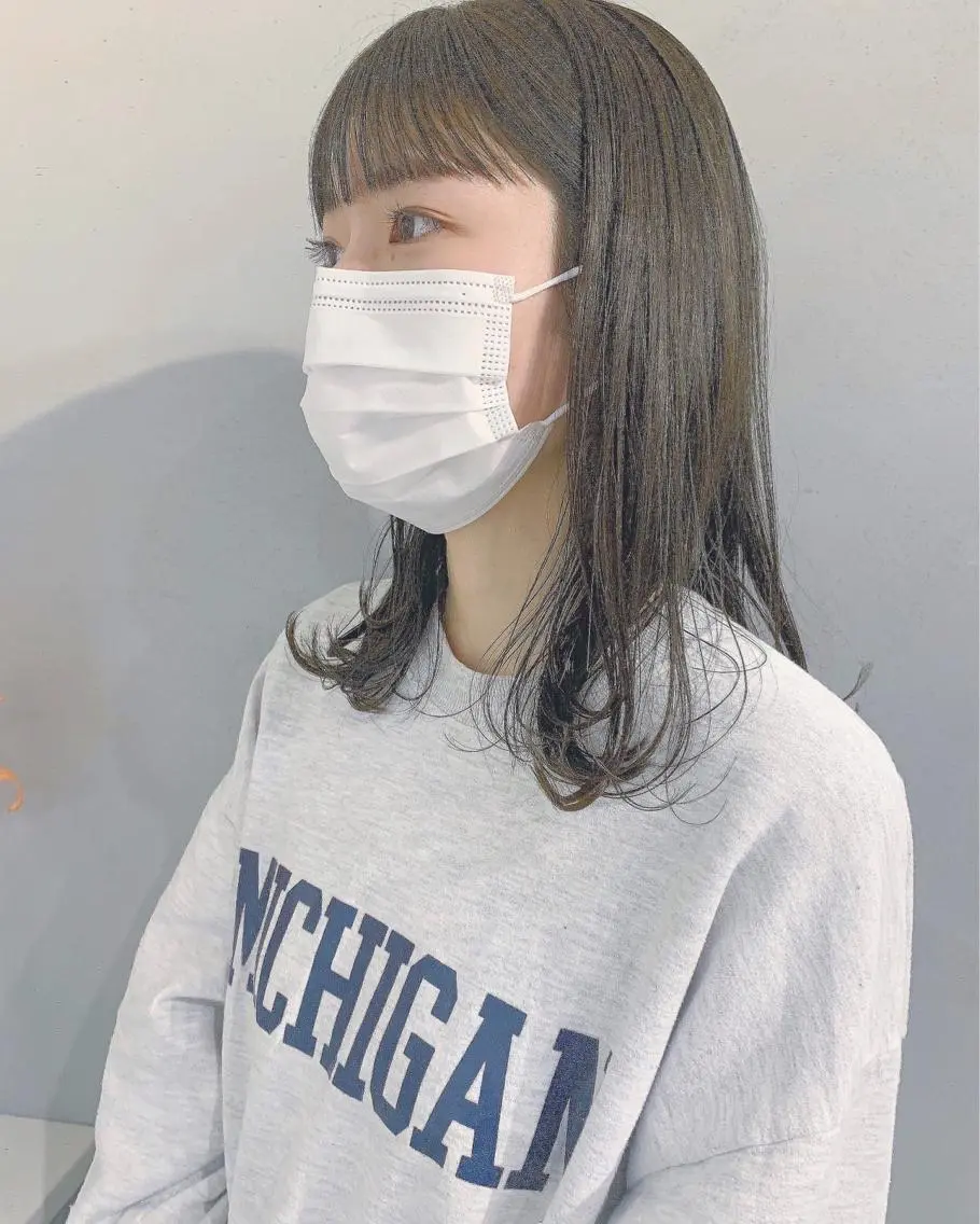 ロング カラー ボブパーマコテ巻き風 パーマNo1深江秀平のヘアスタイル