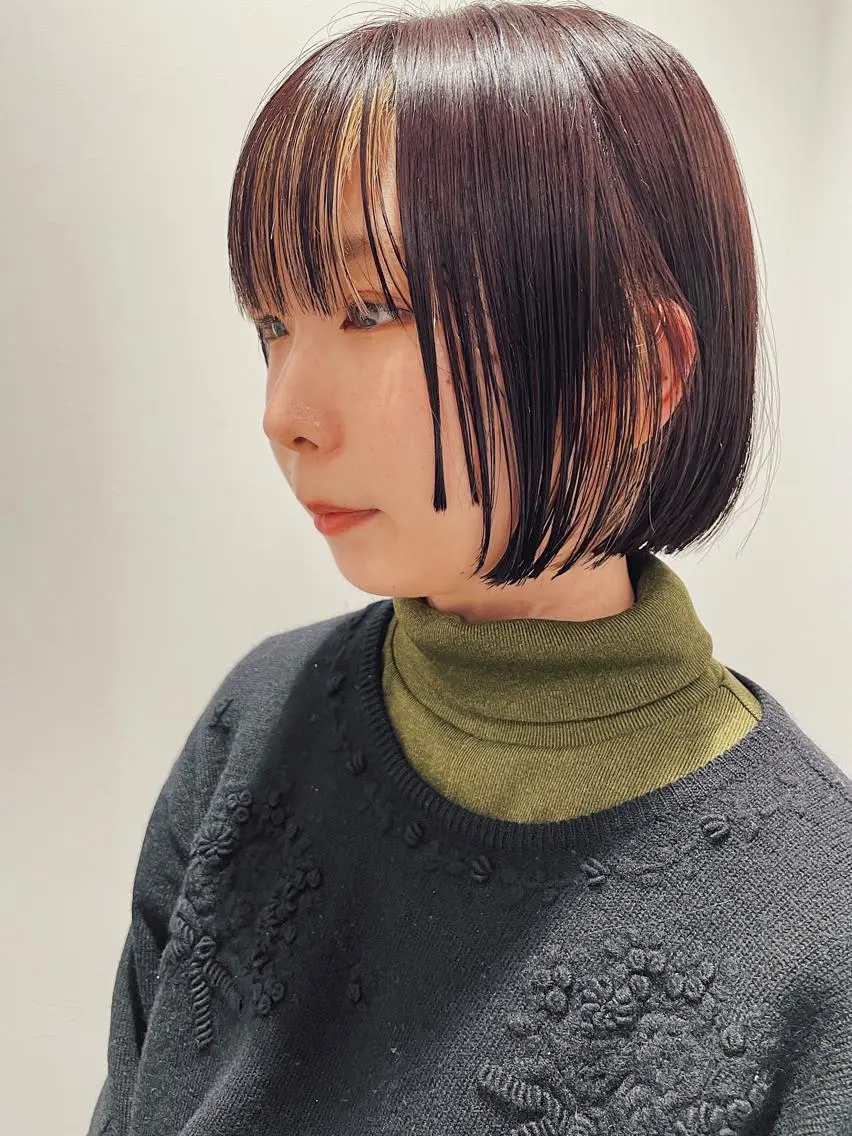 ショート カラー カット ヘアカラー トリートメント センスをお届けします 大谷将生infpのヘアスタイル
