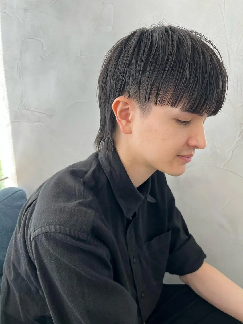 メンズ メンズウルフカット ウルフカット 表参道メンズカット hikariのヘアスタイル