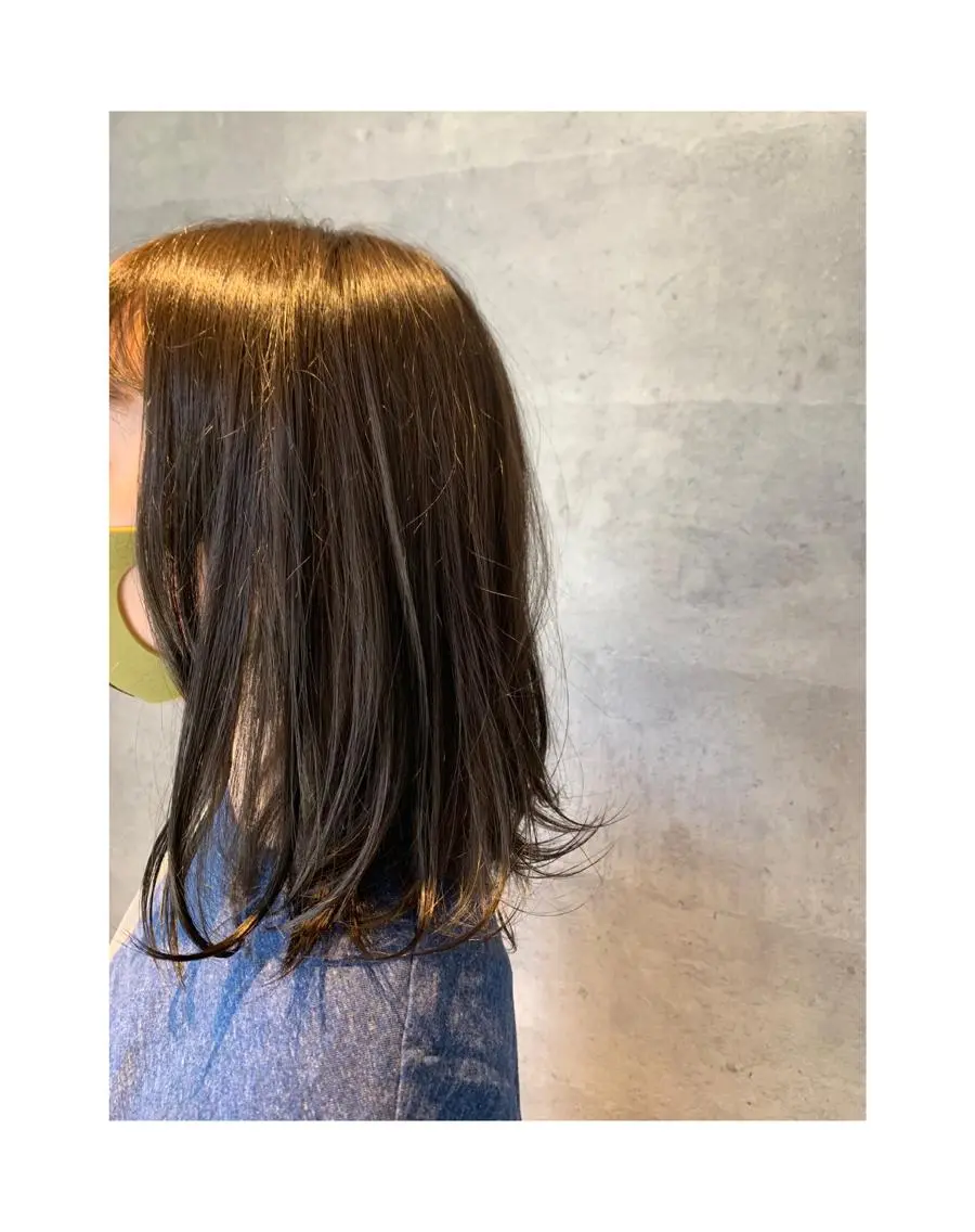 ミディアム 藤原 健人のヘアスタイル