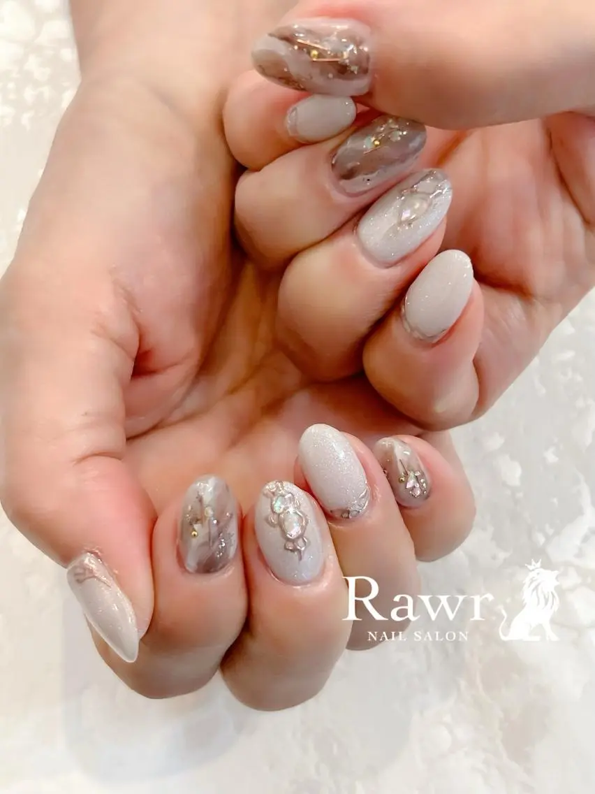 ネイル ハンドネイル Rawr / saoriのネイルデザイン