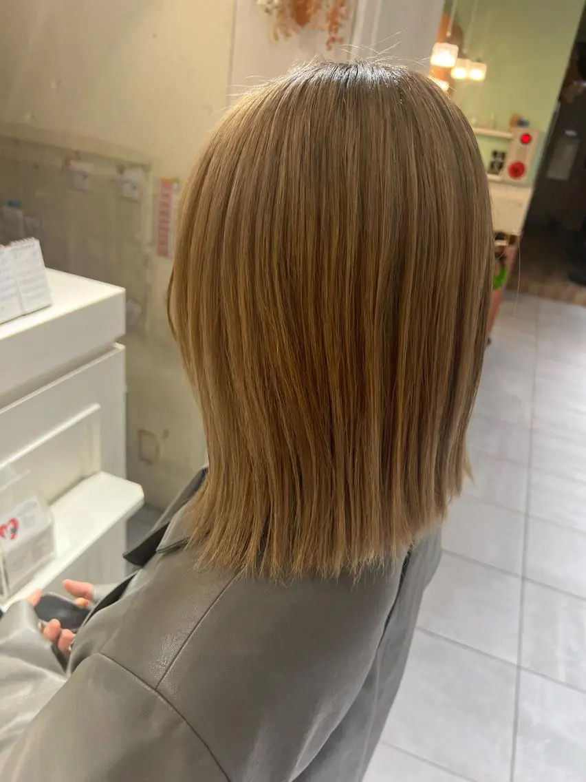ミディアム カラー ヘアアレンジ 🌷山田 有友名🌷のヘアスタイル