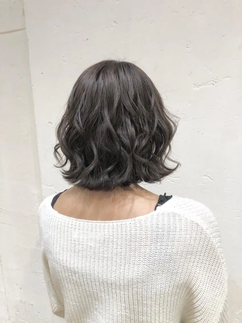 ショート カラー 銀座/ハイトーン/ hayaka 🖤のヘアスタイル