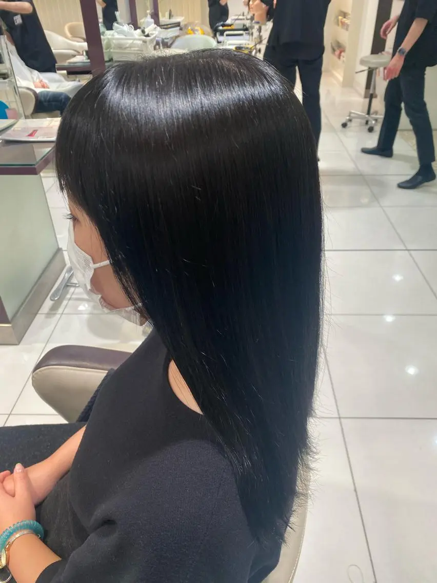 ロング 透明感カラー💜艶髪 sayakaのヘアスタイル