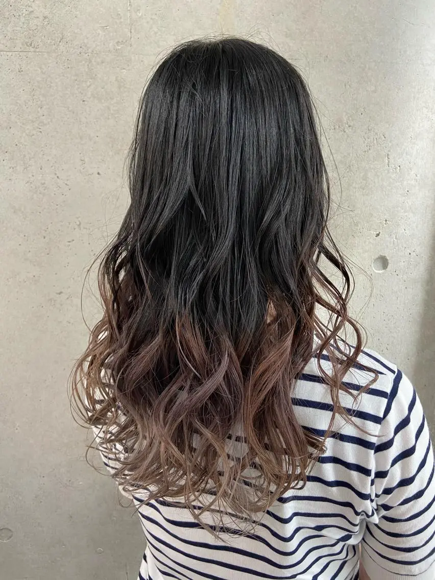 ロング 川端 康介のヘアスタイル