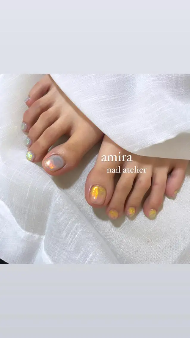 ネイル フットネイル nail amiraのネイルデザイン