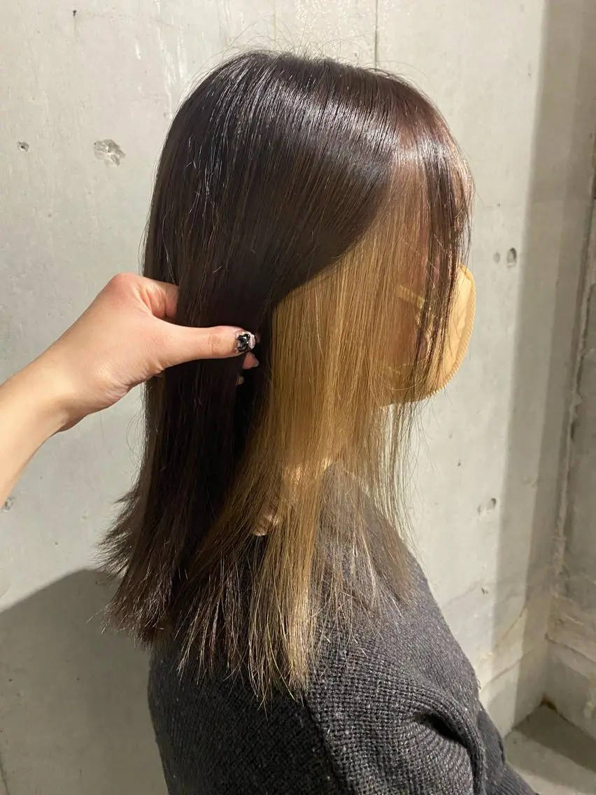 ミディアム カラー ヘアカラー Ayaka🩰🎀 ガーリー/暖色♡のヘアスタイル
