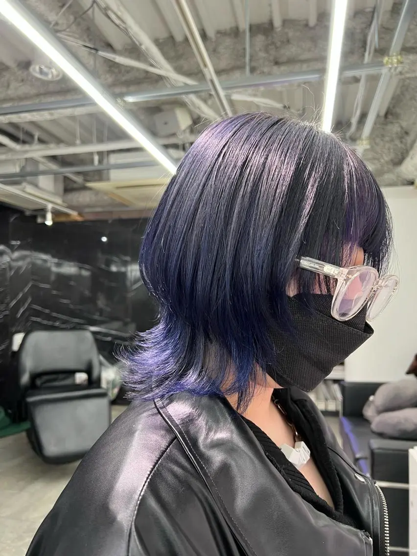 ショート カラー ハイトーン&髪質改善 &韓国エクステ🤎のヘアスタイル