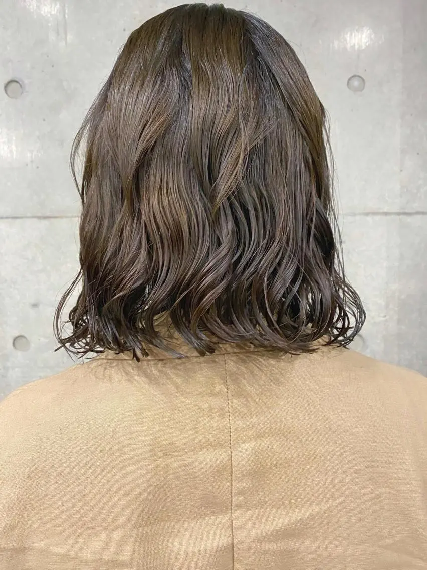 パーマ ボブパーマコテ巻き風 パーマNo1深江秀平のヘアスタイル
