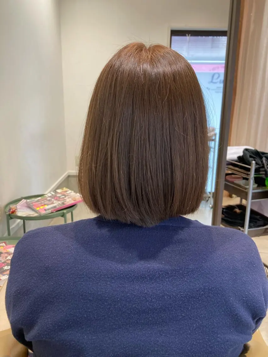 カラー ヘアカラー 折本 沙織のヘアスタイル