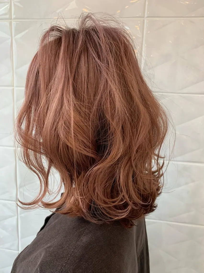 ミディアム LucksiMie ginza  明松のヘアスタイル