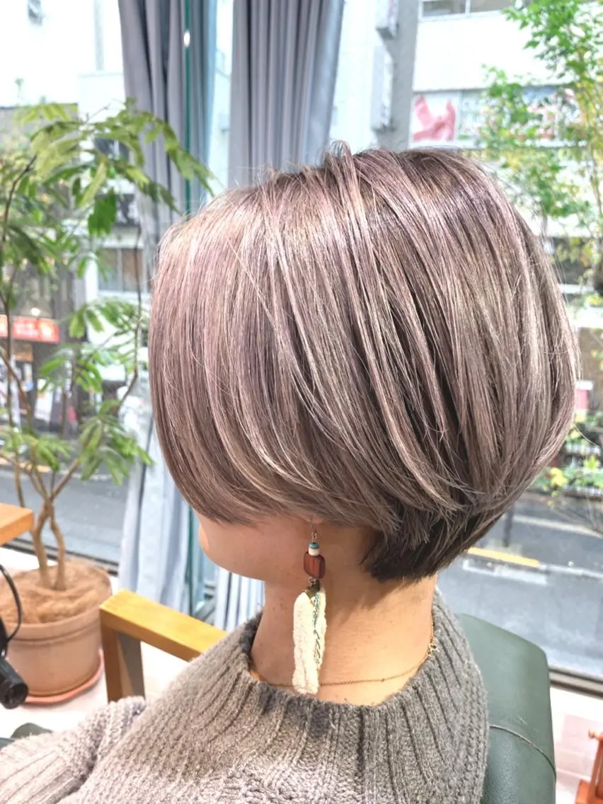 ショート カット ヘアカラー トリートメント 山形酸性ストレート 古川✂︎のヘアスタイル