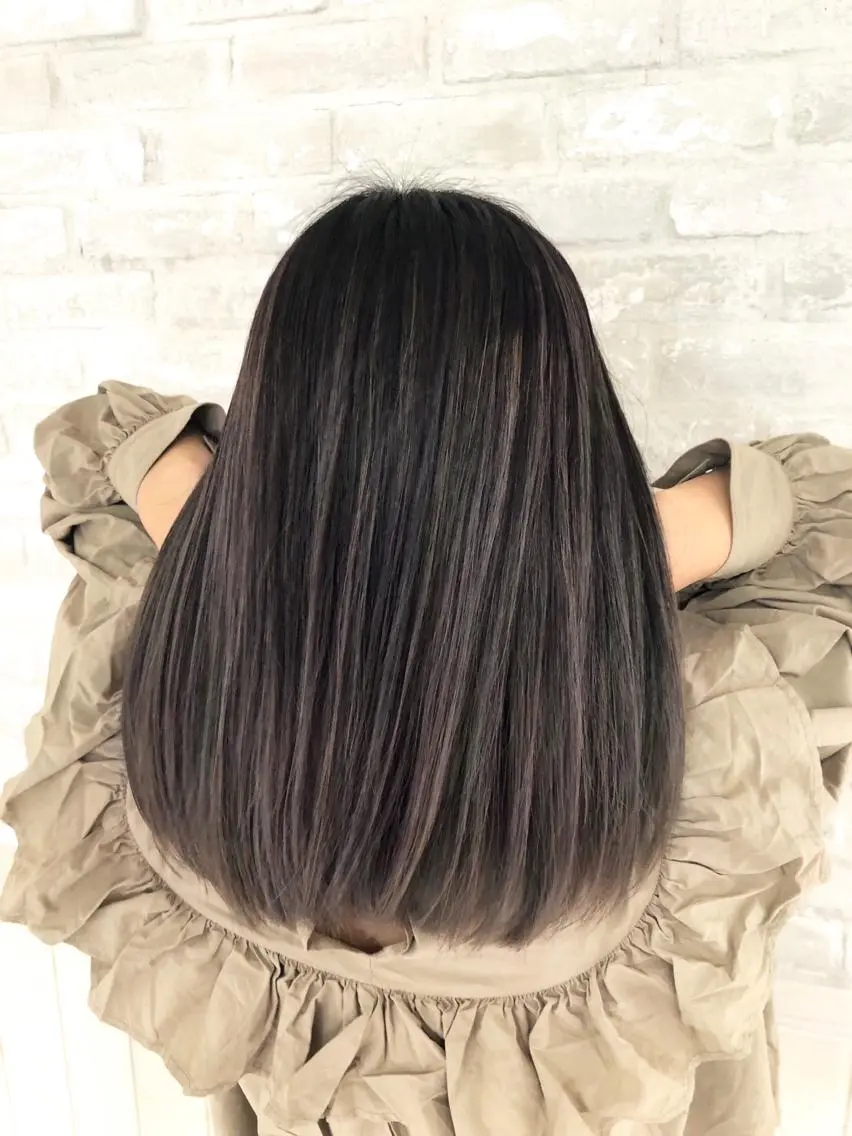 セミロング 白井 秀太郎のヘアスタイル