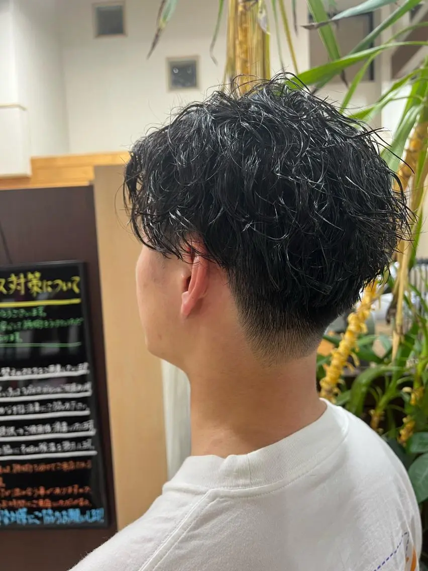 ショート パーマ カット パーマ 仕上がり満足度 No.1池田篤史のヘアスタイル