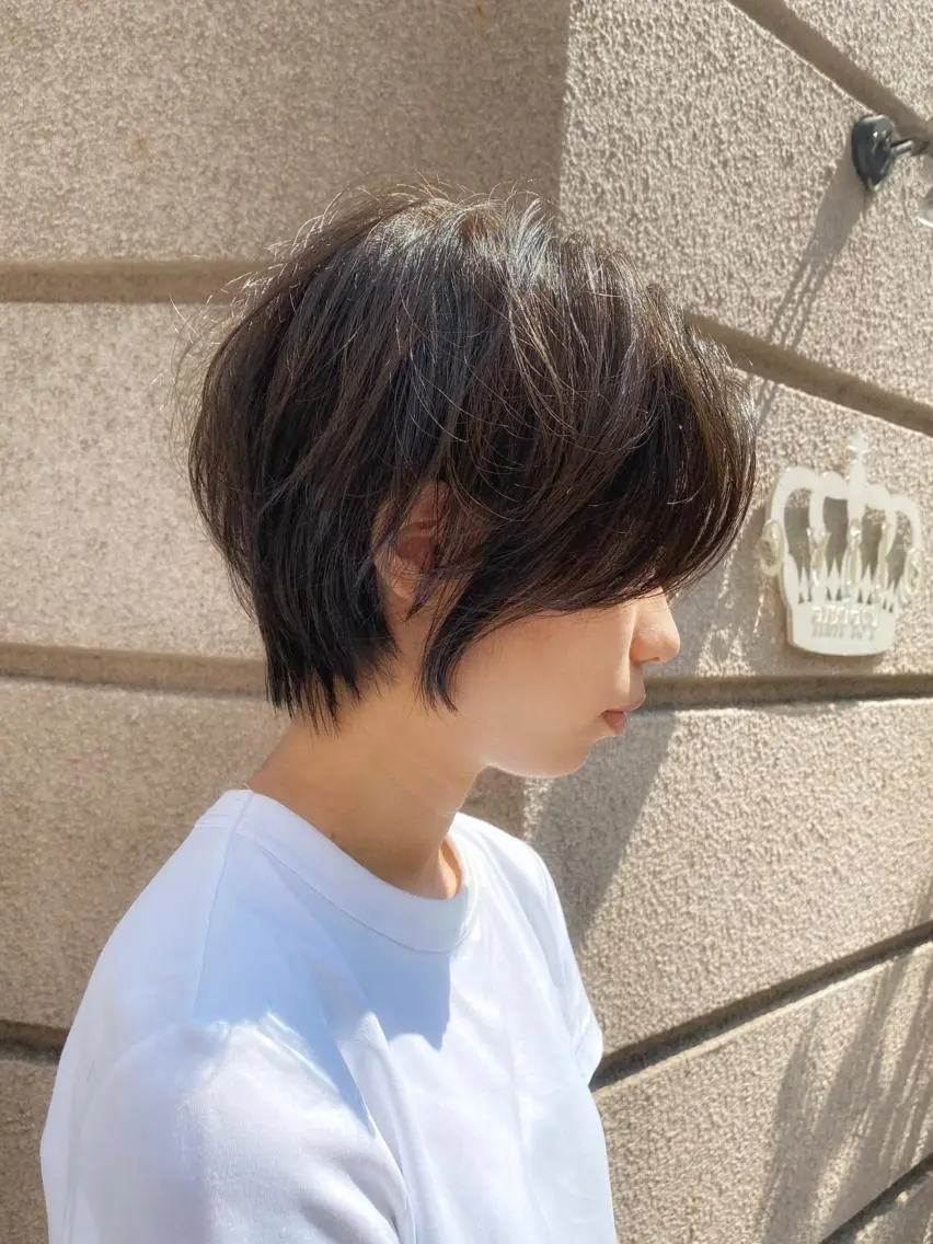 ショート カラー ショートヘア トリートメント 美髪❣️縮毛矯正/ 髪質改善✨/山本のヘアスタイル