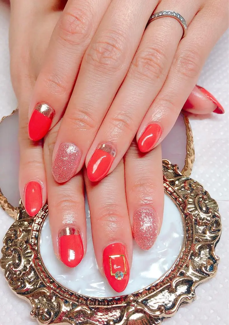 ネイル スカルプネイル ハンドネイル CROWN プライベートサロンのネイルデザイン