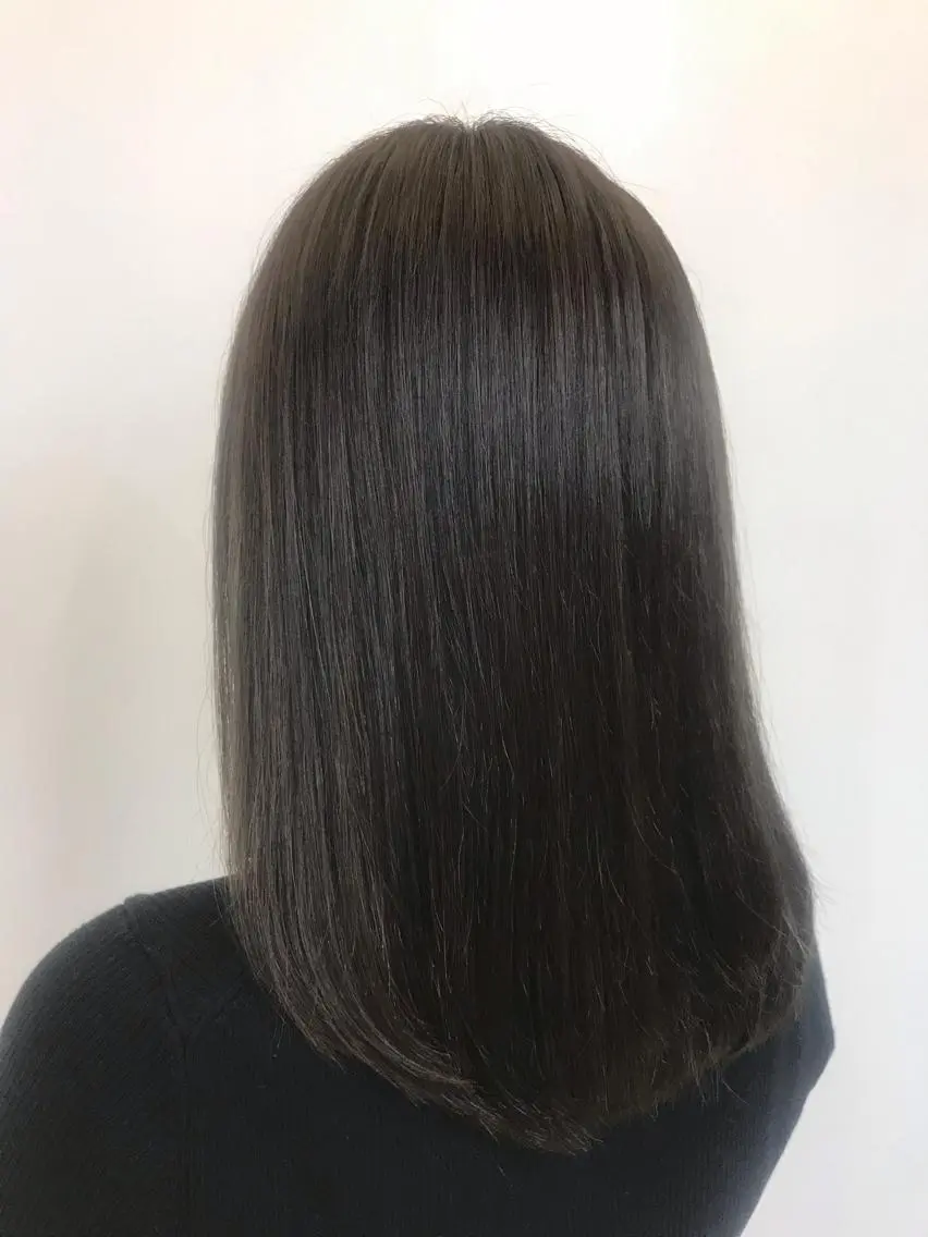 ミディアム アッシュ トリートメント aoi ♡グレージュ ・ベージュカラーのヘアスタイル