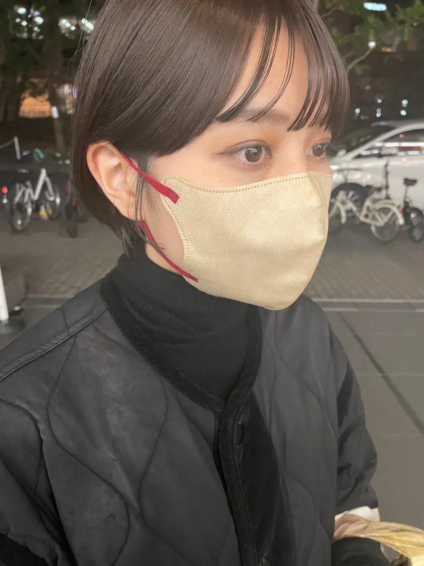 ショート 透明感ニュアンス 柔らかstyle🤍のヘアスタイル