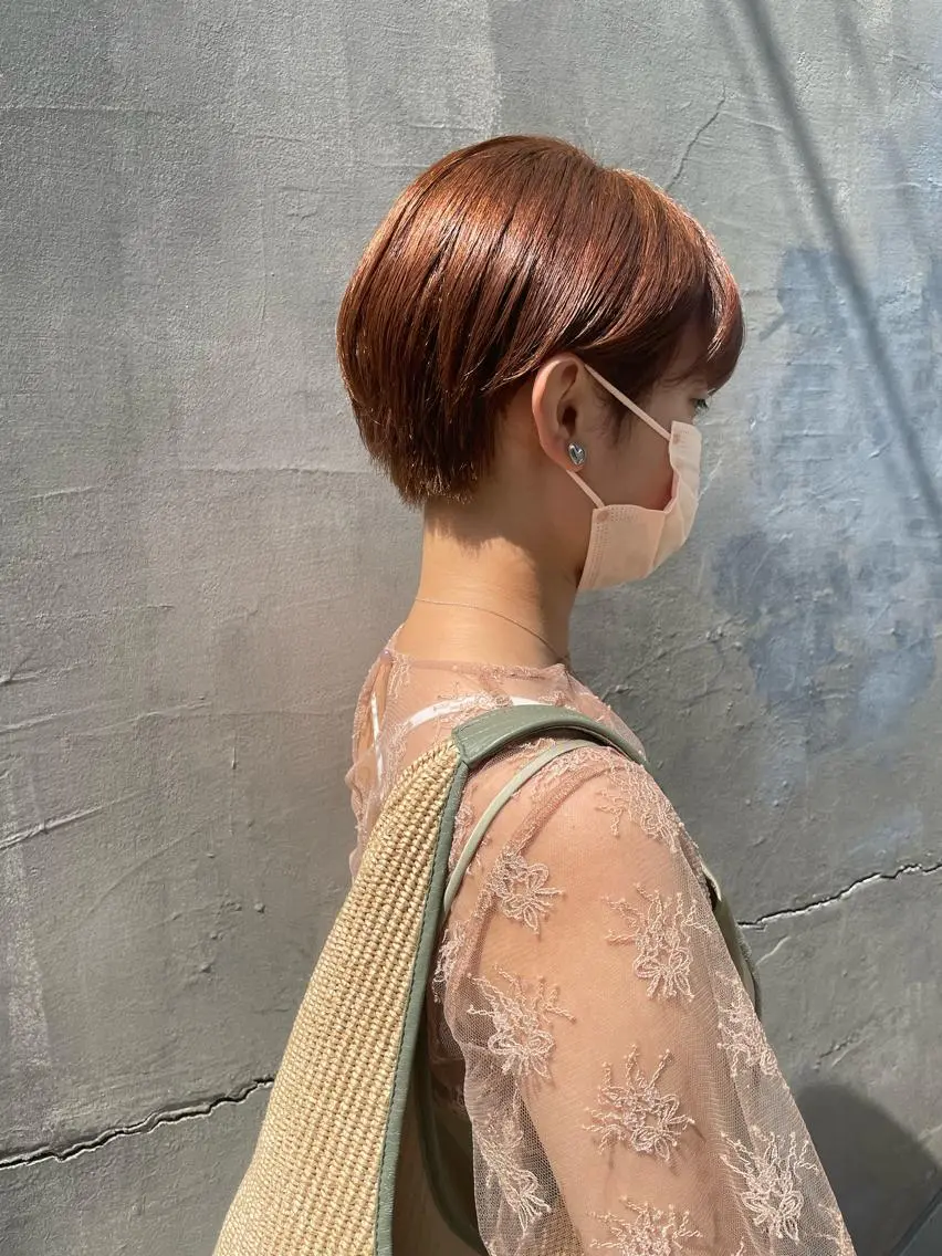 ショート ヘアカラー 🤎指名No.1原宿 表参道coii日向花のヘアスタイル