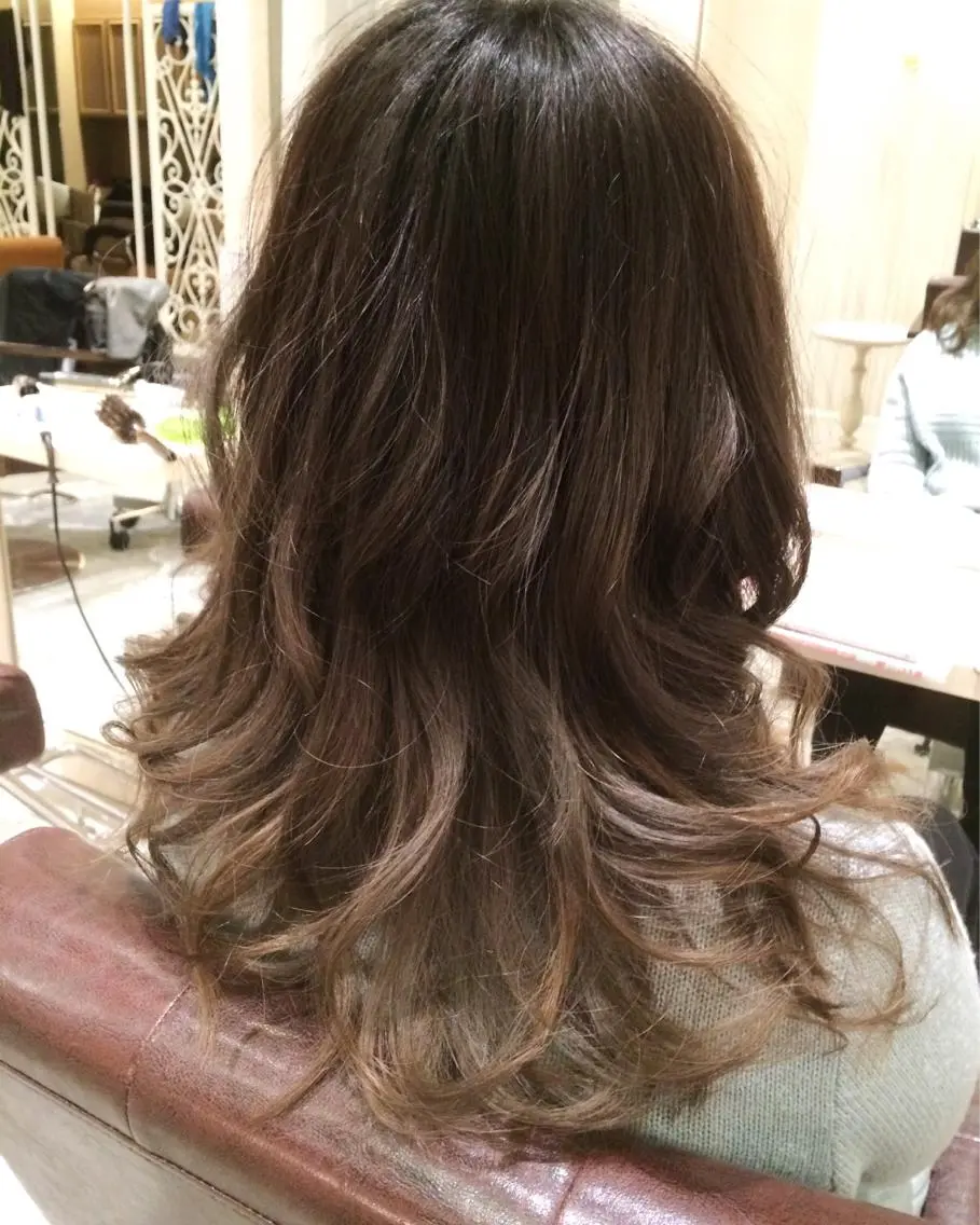 ロング カラー たまプラーザ駅 YAMATOのヘアスタイル