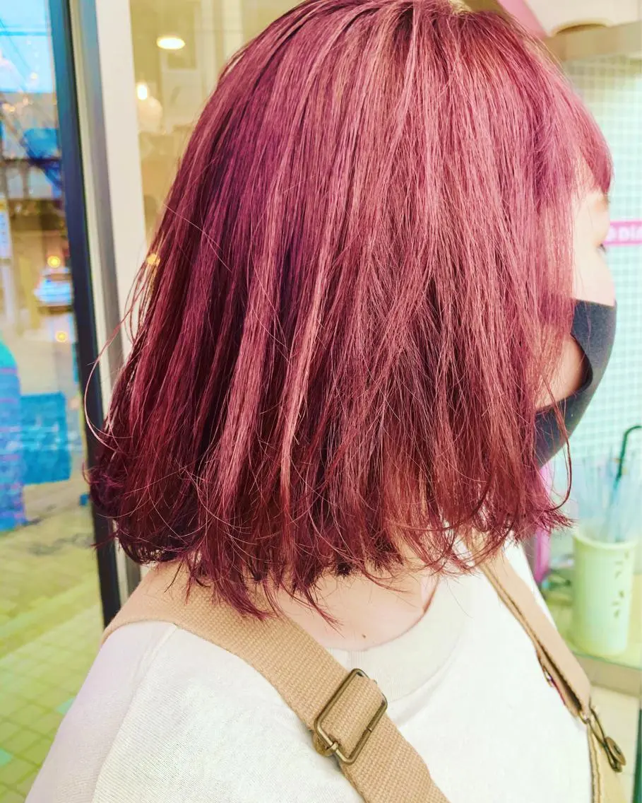 カラー ヘアカラー トリートメント ヘアセット 🌸スタイリスト 山浦美恵のヘアスタイル