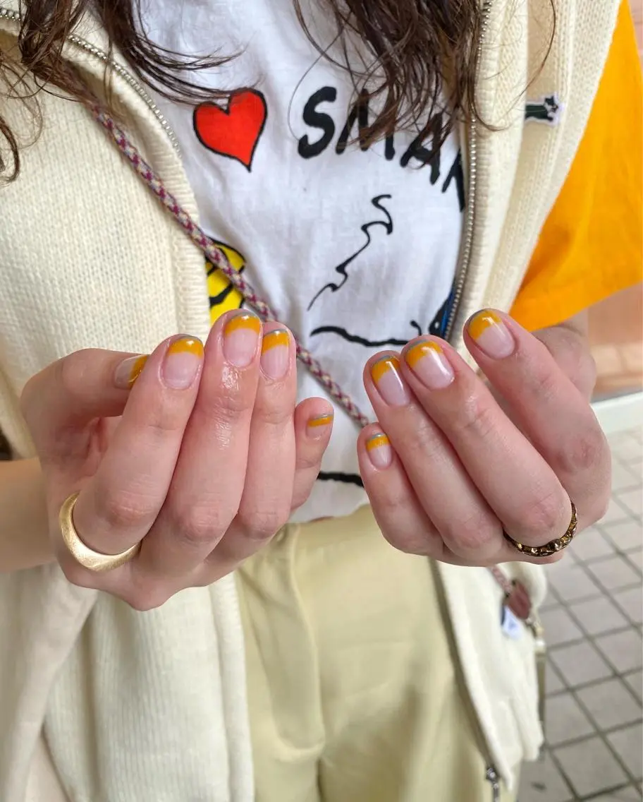ネイル フレンチネイル 栗林 実莉のネイルデザイン