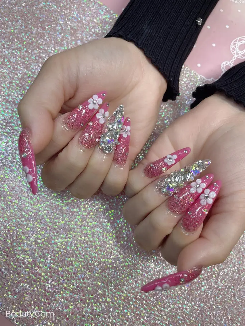 ロング ネイル アートネイル ハンドネイル 《LB》ラブリエ Nail&eyeのマツエク・マツパデザイン