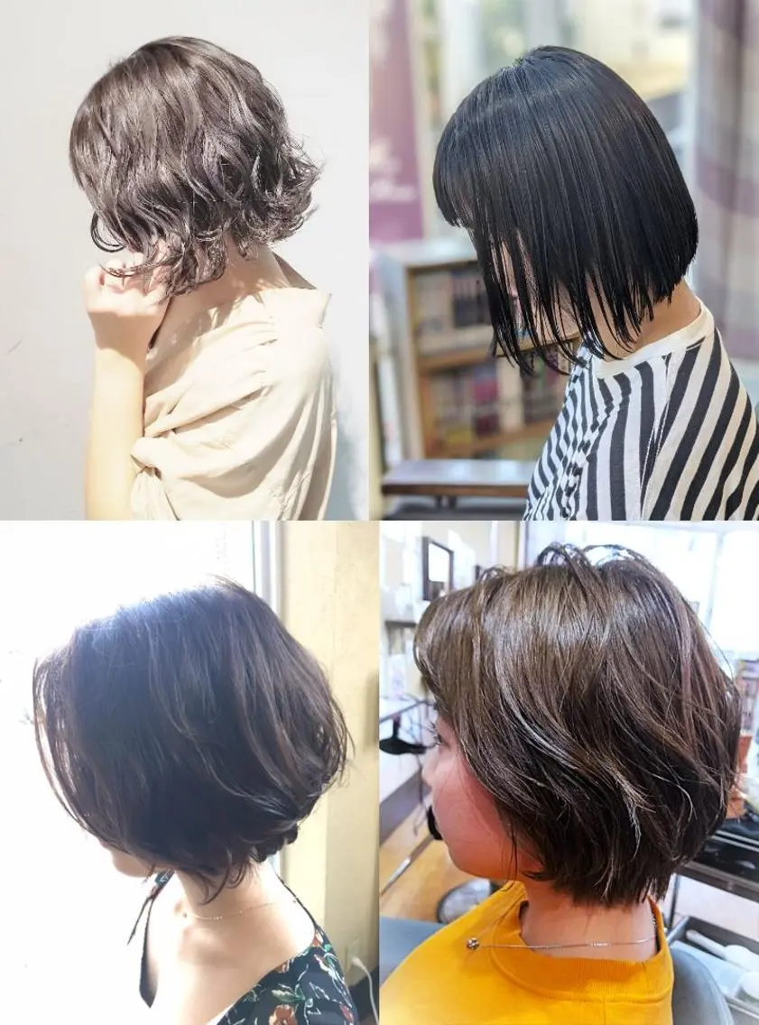 ショート パピヨンロゼ 酸性/髪質改善のヘアスタイル