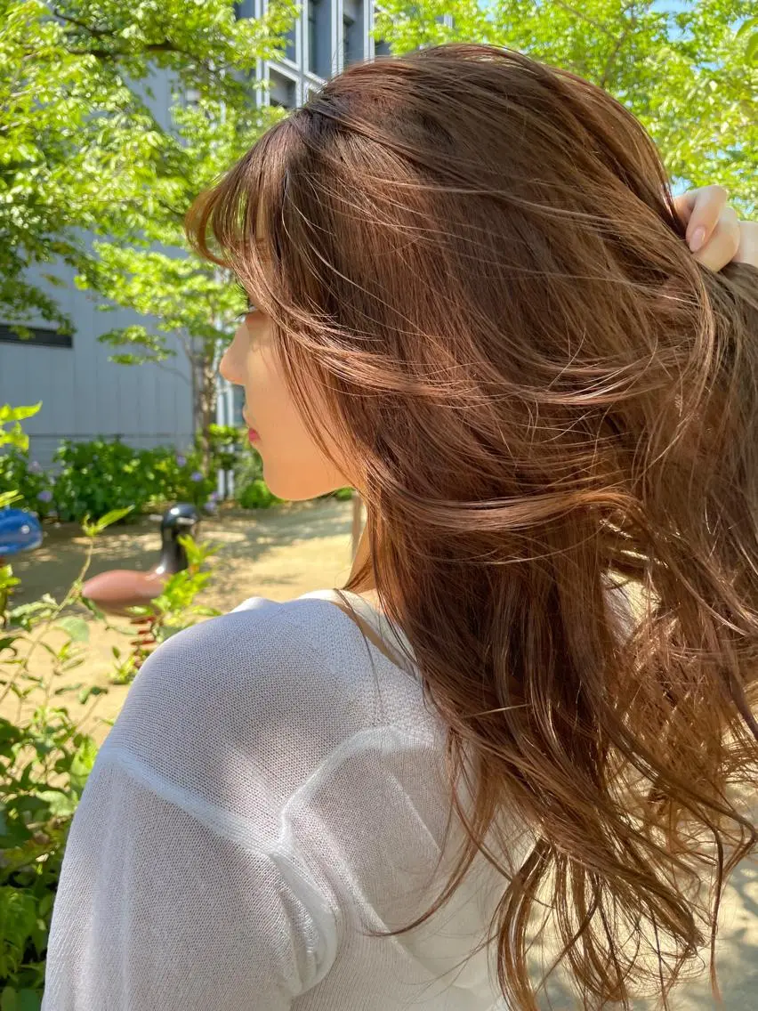 セミロング ヘアアレンジ マツエク・マツパ まつげと眉 Meliaのマツエク・マツパデザイン