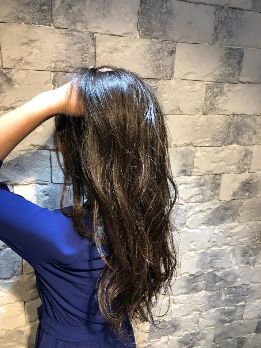 ロング カラー グレージュ イルミナカラー 外国人風カラー 綺麗な髪質にしたい方 限定🌈清水 祥のヘアスタイル