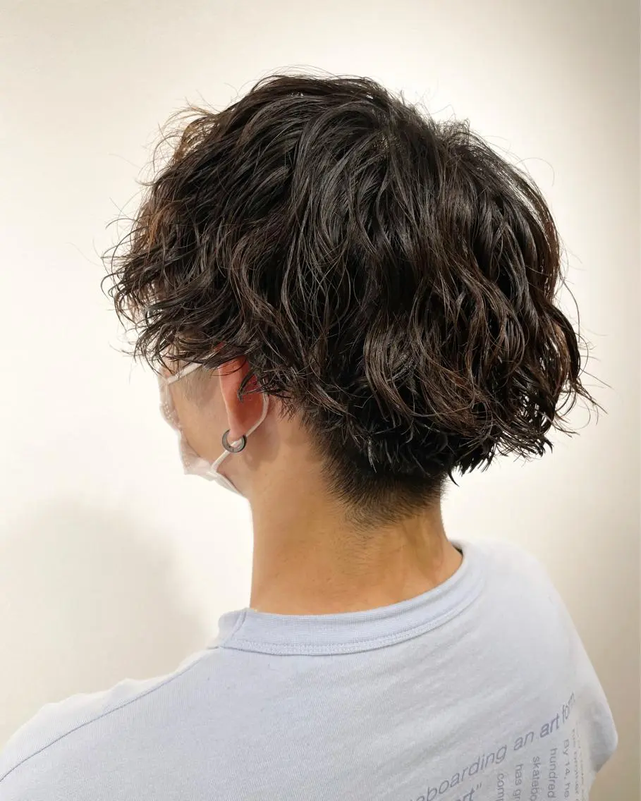 ショート パーマ メンズ メンズ特化美容師小島 慧太のヘアスタイル