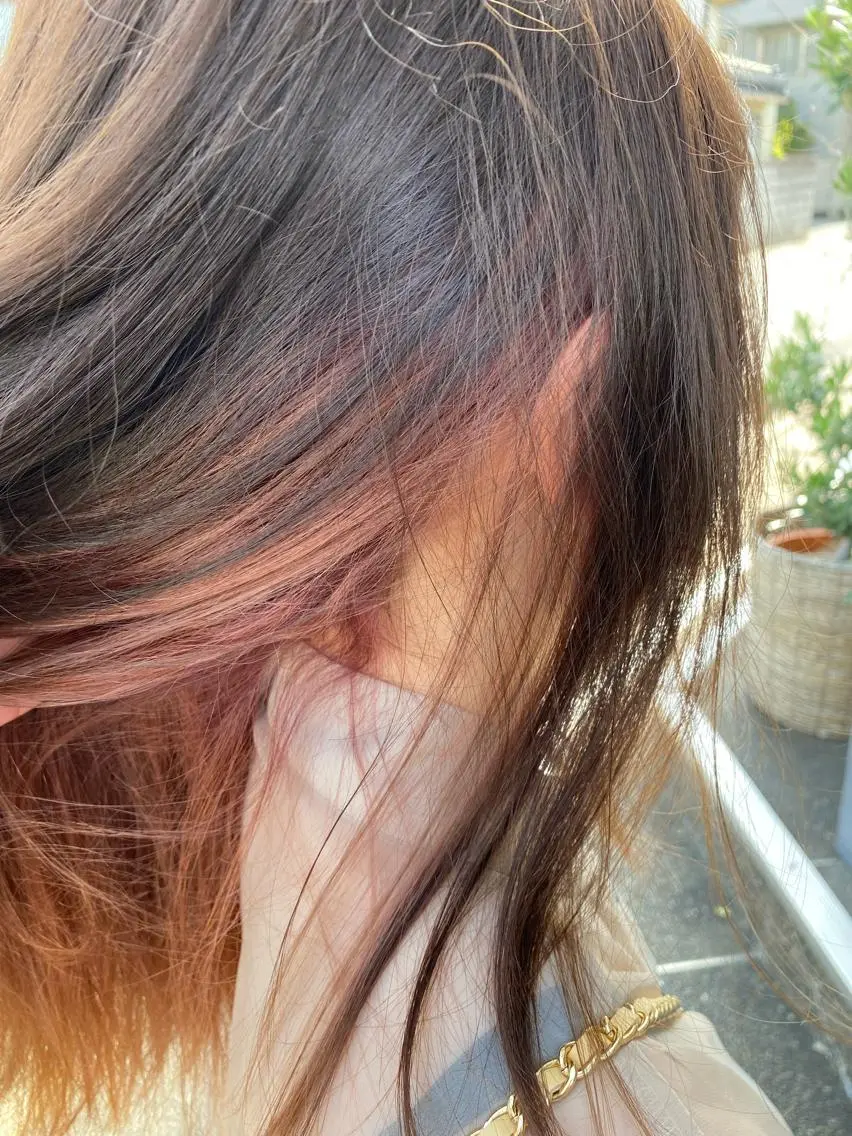 カラー ベージュカラー ピンクカラー ピンクベージュ Kanari Ryuのヘアスタイル