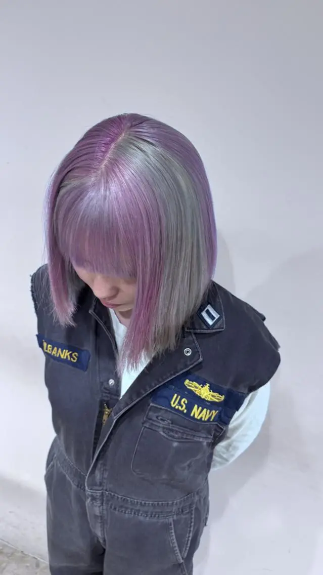 カラー カット ヘアカラー トリートメント サイレント美容師 アイリィのヘアスタイル