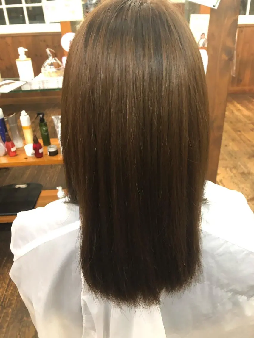 セミロング カラー 東 和史のヘアスタイル