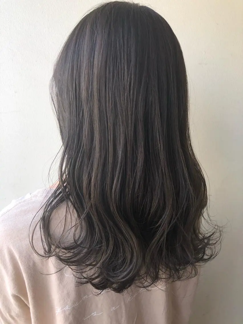 ミディアム アッシュ カット 🌻韓国風ヘア🌻 ✨🌷ナナコ🌷のヘアスタイル
