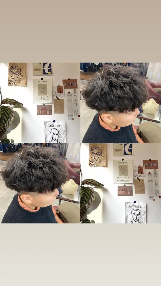 パーマ 🔷メンズ推し🔷 遠藤暖大のヘアスタイル