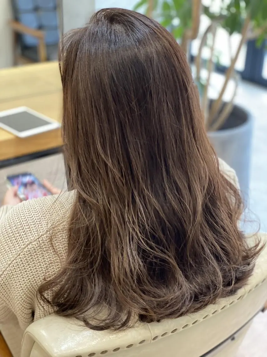 ロング 似合わせ透明感カラー 宇治　ヤマノのヘアスタイル