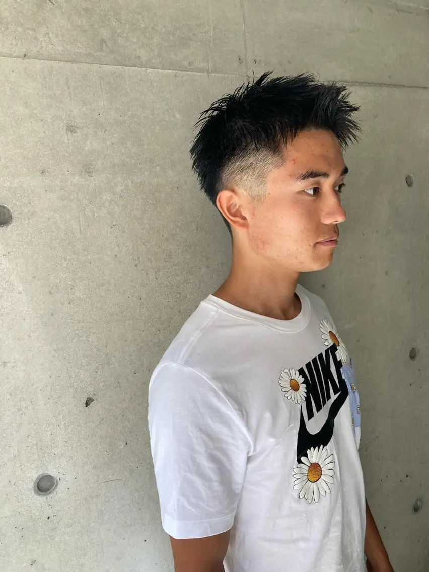 ショート メンズ カット パーマ SCENEbyRAD helmのヘアスタイル